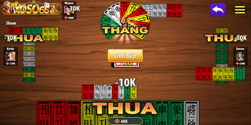 Tính điểm khi ván kết thúc